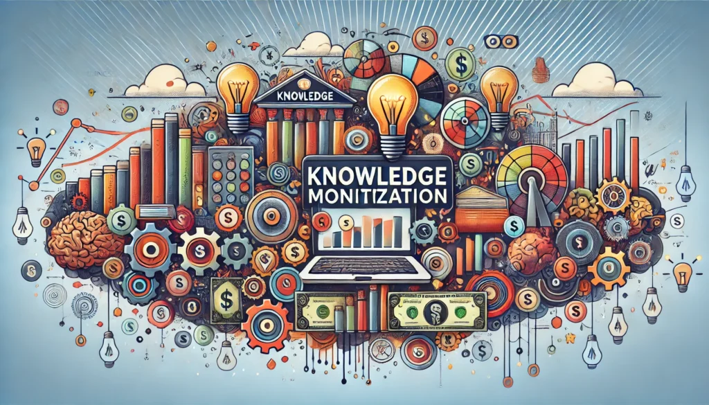 Knowledge Monetization Illustration