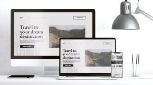 homepage seen computer screen